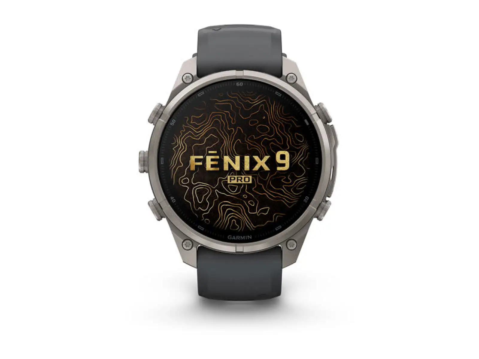 Garmin fenix 9 Pro inReach 43 mm inteligentné hodinky Carbon gray DLC Titanium Black/Pebble gray