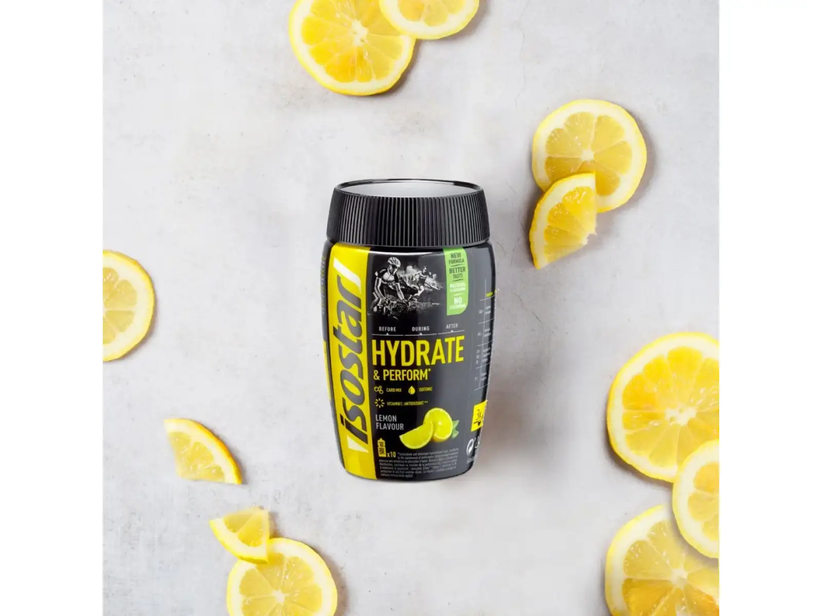 Isostar Hydrate & Perform iontový nápoj 400 g citrón