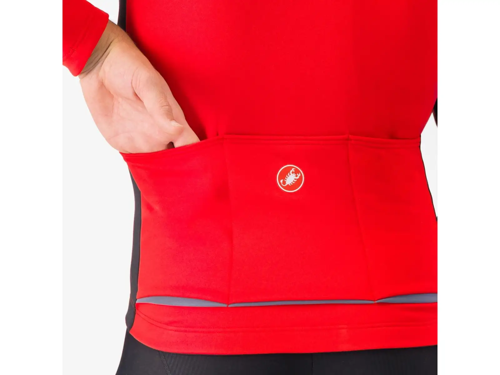 Castelli Entrata 2 Jacket pánska bunda Red/Black