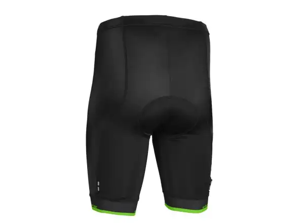 Pánske šortky Etape Elite s podšívkou čierna/zelená