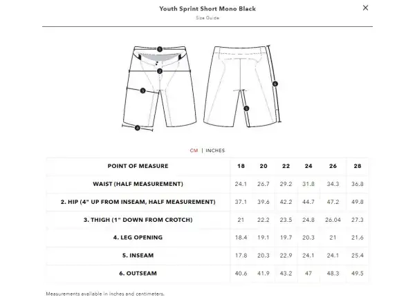 Detské šortky Troy Lee Designs Sprint Mono Black
