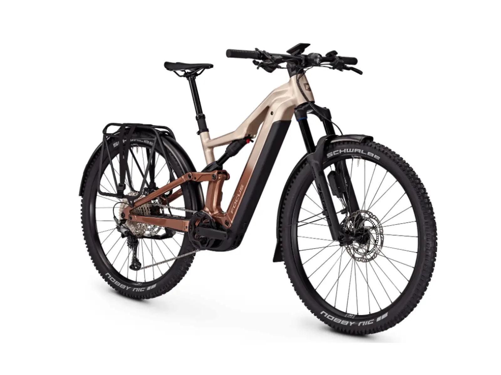 Focus Thron2 6.8 EQP ABS horský elektrobicykel (600 Wh Adamantsilver/Platinumbronze)