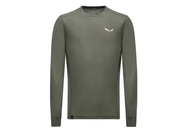 Salewa Puez Dry pánske tričko dlhý rukáv Faded Green