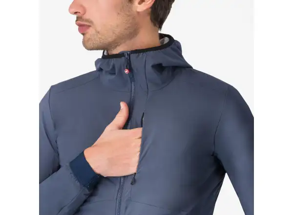 Castelli Fly Unltd Jacket pánska bunda Dark Steel Blue