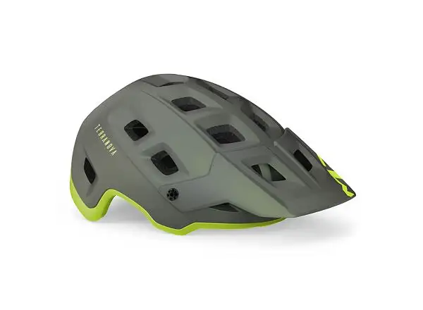MET Terranova prilba Gray/Lime Matt