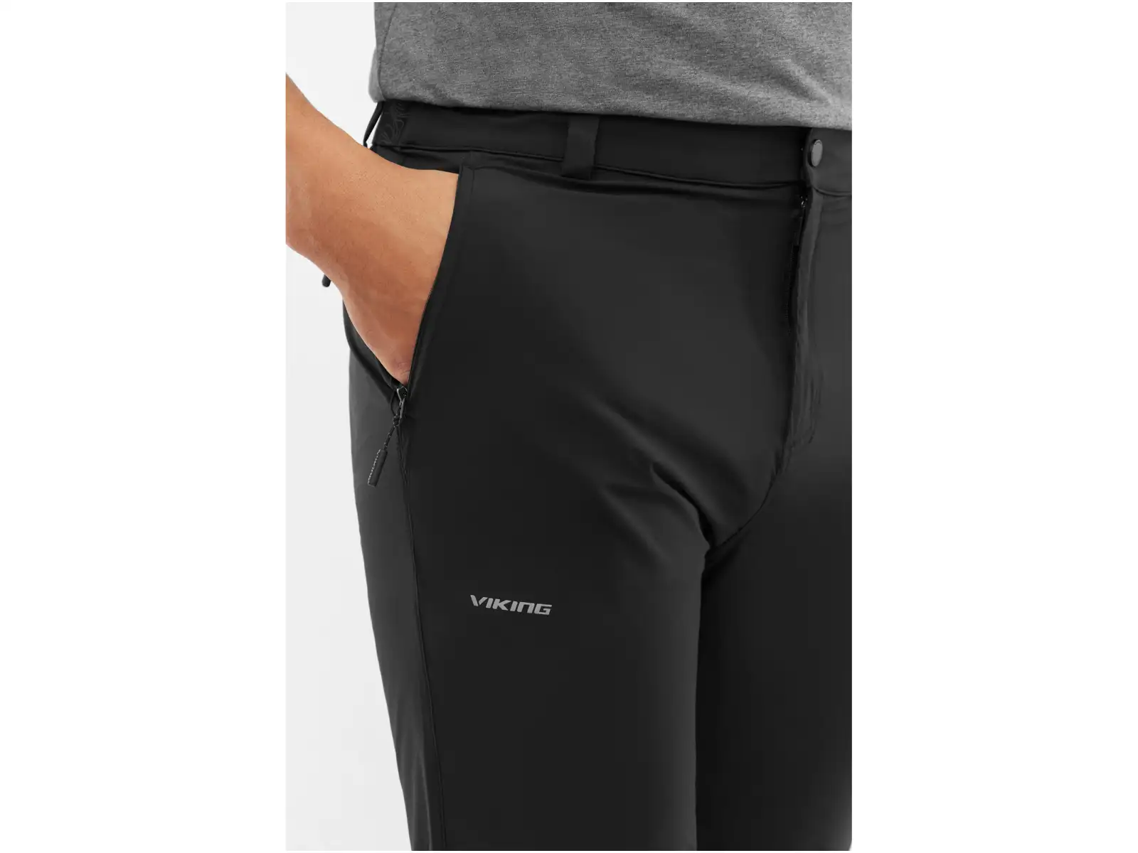 Viking Expander Ultralight pánske nohavice Black