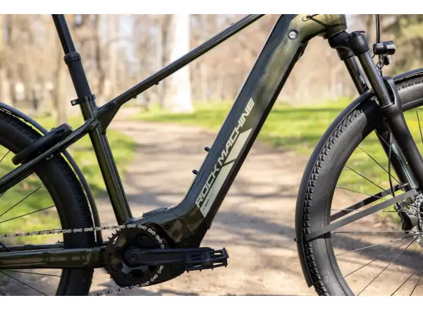 Rock Machine eBlizz B70T horský elektrobicykel Gloss Dark Forest