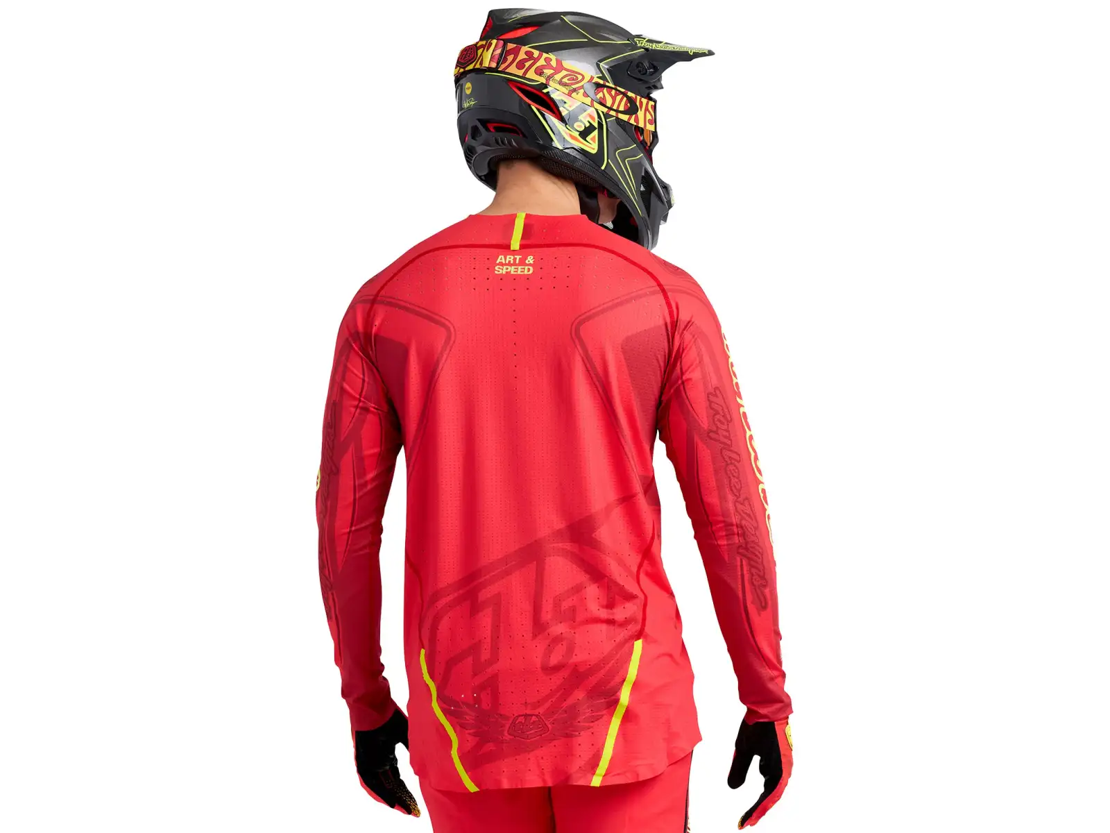 Troy Lee Designs Sprint Ultra Ghostwing pánský dres dlouhý rukáv Infra Red