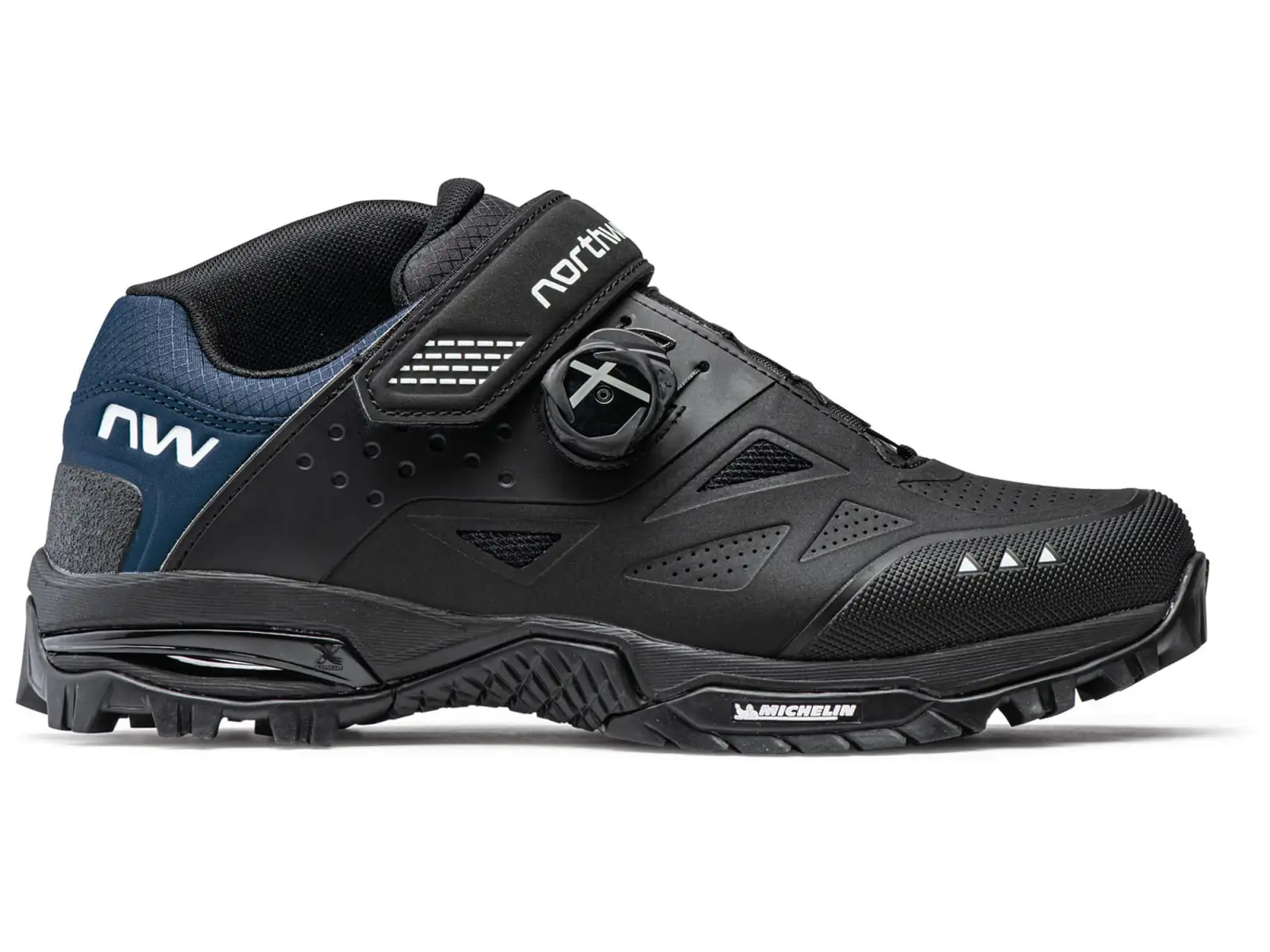 Northwave Enduro Mid 2 pánske MTB tretry Black/Deep Blue