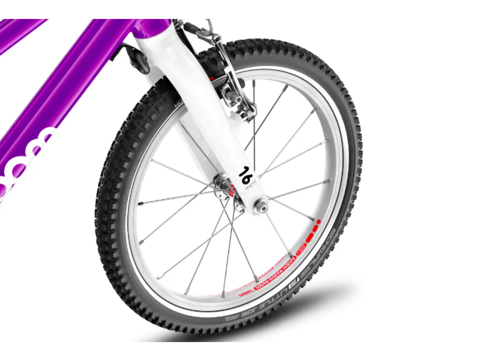 Woom 3 Purple Automagic 16" detský bicykel