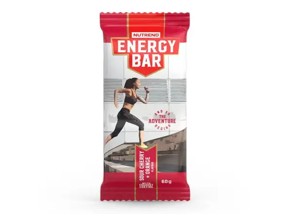 Nutrend ENERGY BAR tyčinka 60 g čerešňa/pomaranč