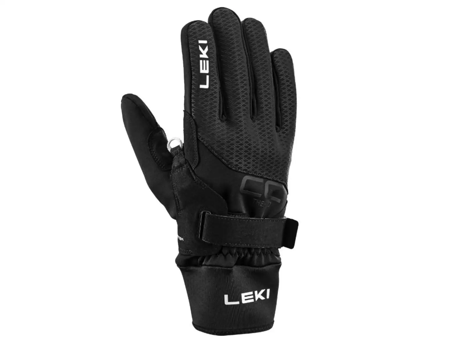 Bežecké rukavice Leki CC Thermo Shark Black