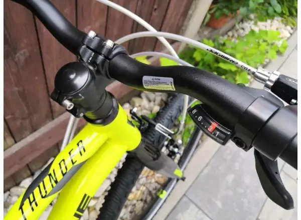 Rock Machine Thunder 24 Gloss Radioactive Yellow/Black/Dark Grey detský bicykel