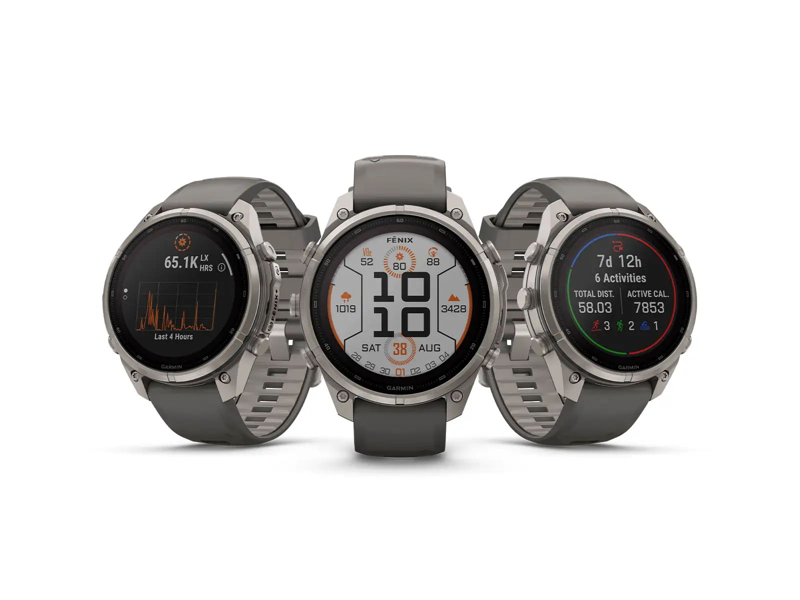 Garmin Fénix 9 Pro inReach Solar 47 mm Titanium Pebble Gray/Silver Gray