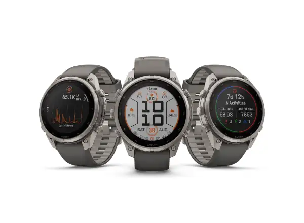 Garmin Fénix 9 Pro inReach Solar 47 mm Titanium Pebble Gray/Silver Gray