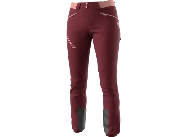 Dynafit TLT Touring Dynastretch Dámske nohavice Burgundy
