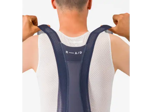 Castelli Espresso R-A/D pánske kraťasy s vložkou a trakmi Twilight Blue