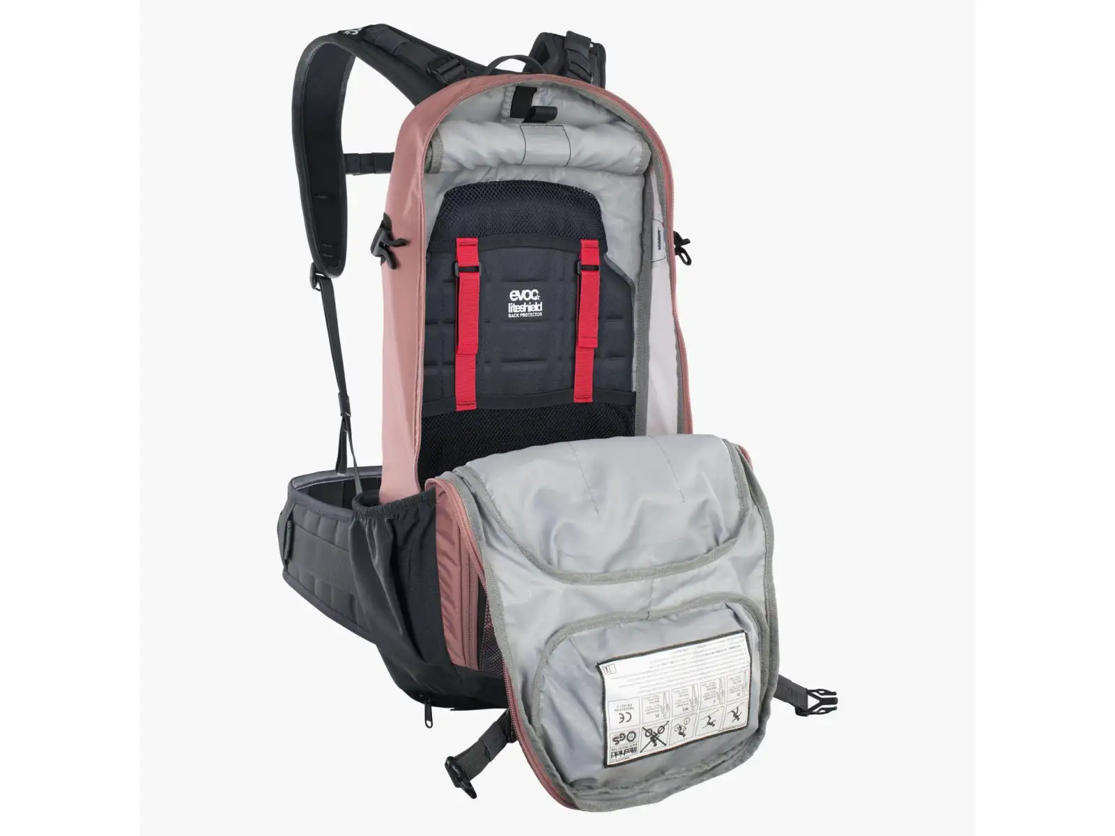 Evoc FR Enduro 16 batoh 16 l dusty pink/karbónovo sivá
