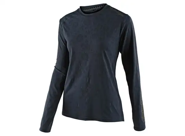 Troy Lee Designs Women Lilium L/S Dámske tričko s dlhým rukávom Floral/Charcoal