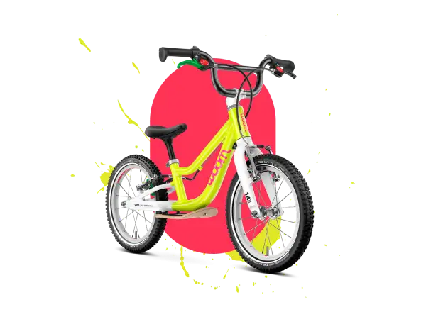 Woom GO 1 PLUS detské odrážadlo neon lime
