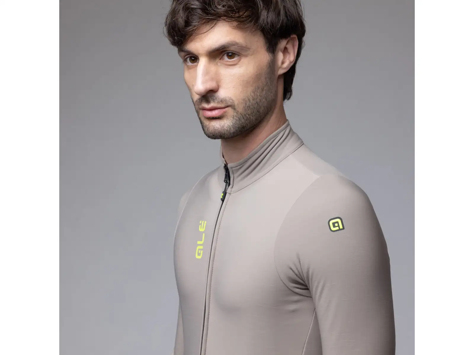 Alé Pragma Fondo 3.0 pánsky zateplený dres dlhý rukáv Rope Grey