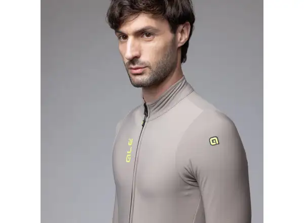Alé Pragma Fondo 3.0 pánsky zateplený dres dlhý rukáv Rope Grey
