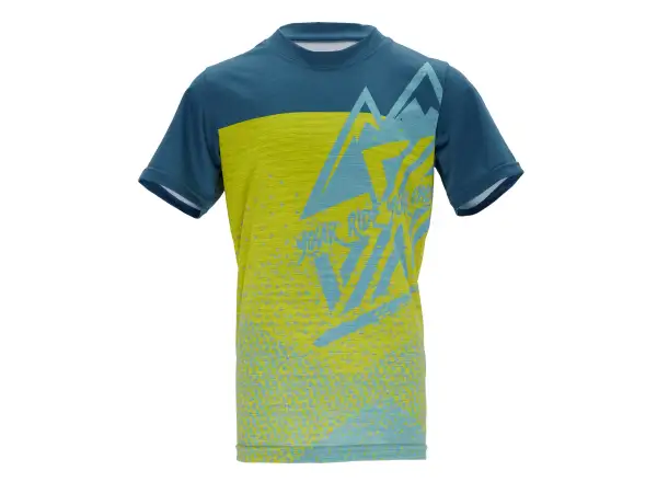 Silvini Denni Detský dres s krátkym rukávom Blue/Neon