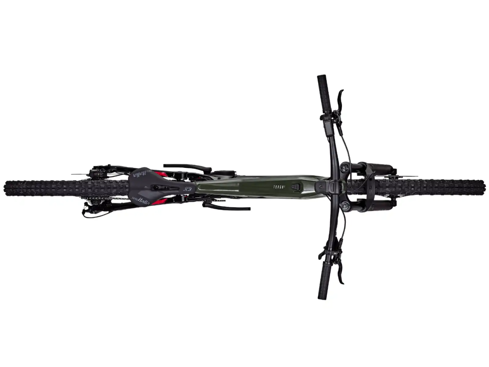 Focus Thron2 6.7 horský elektrobicykel (800 Wh Urbangreen / Magicblack)