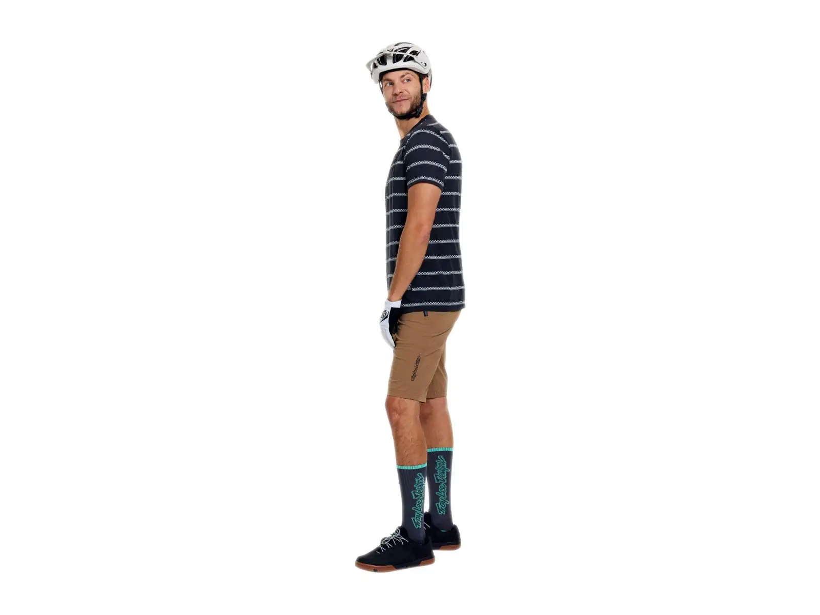 Troy Lee Designs Skyline Ride pánsky dres krátky rukáv Checked Out Carbon