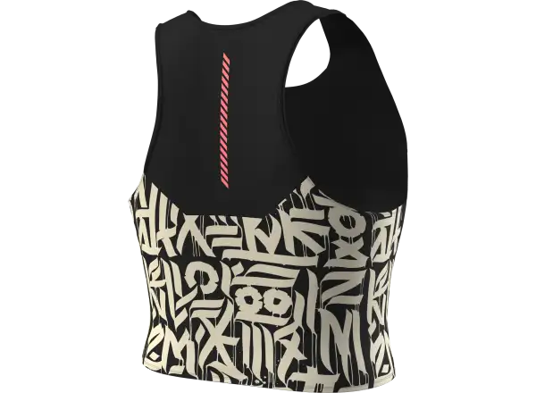 Dynafit Trail Crop Top dámske tričko bez rukávov Black Out