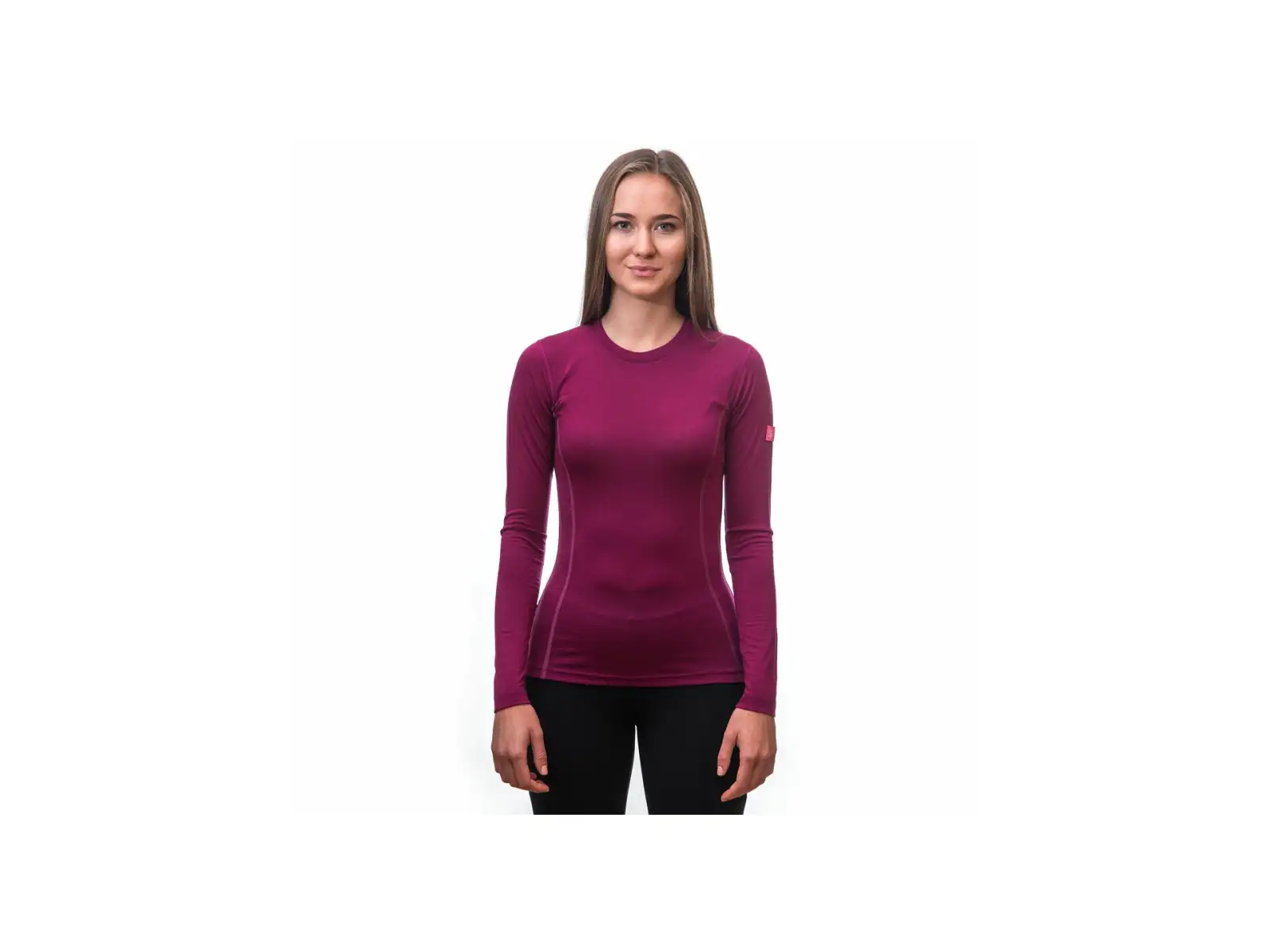 Sensor Merino Active dámske tričko dlhý rukáv Lilla
