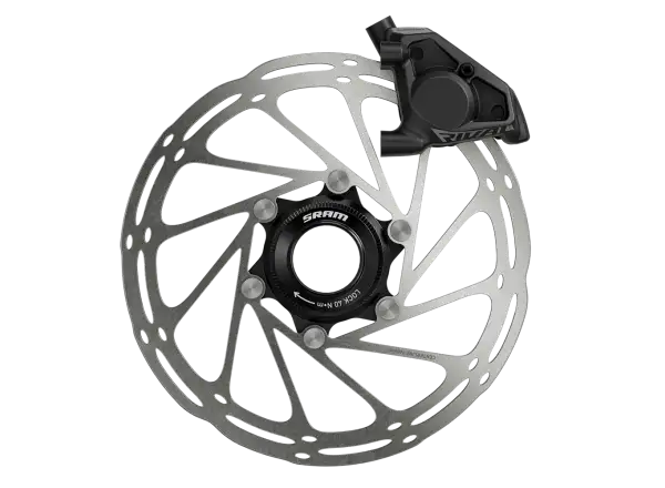 Radiaca/brzdová páka Sram Rival AXS HRD E1 ľavá + strmeň Flat Mount (vedenie 950 mm)