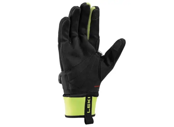 Leki PRC BOA Shark bežecké rukavice Black/Neon yellow