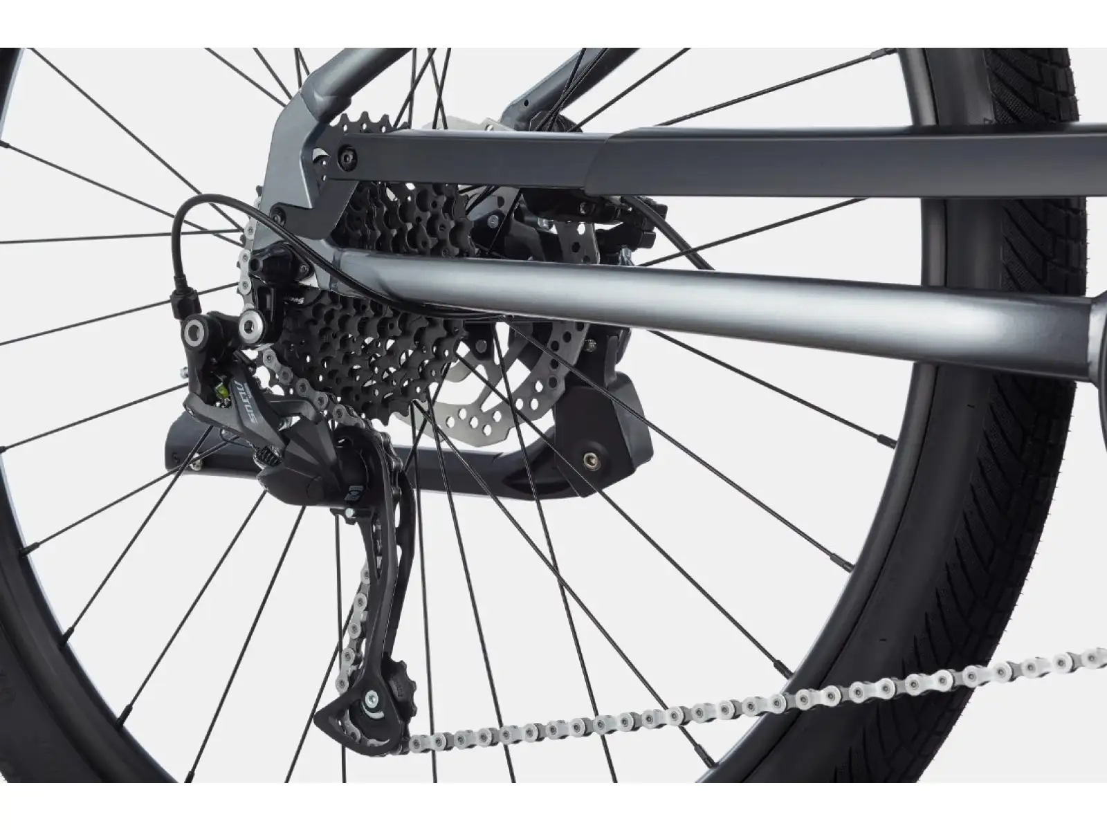 Cannondale Adventure NEO 4 GRY mestský elektrobicykel