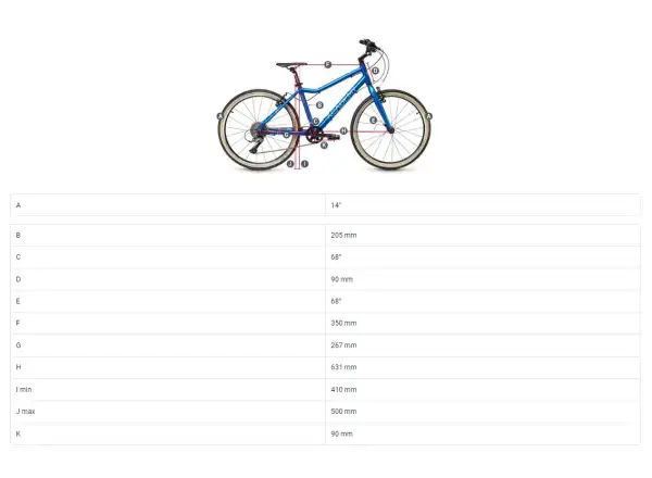 Academy Grade 2 detský bicykel 14" olivová