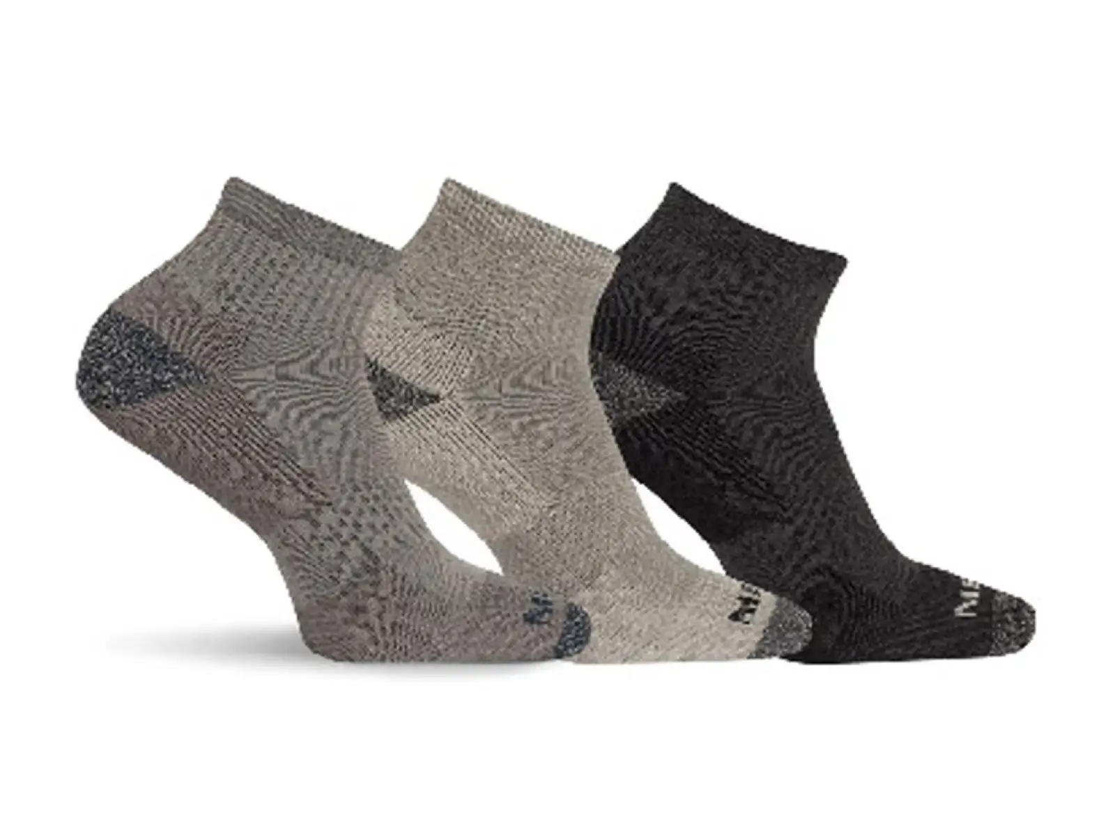 Merrell Charh Wool Everyday ponožky charcoal heather (3 páry)