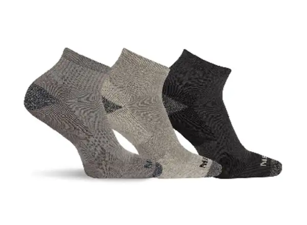 Merrell Charh Wool Everyday ponožky charcoal heather (3 páry)