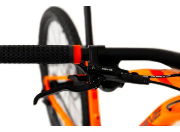 Rock Machine Blizz 10-29 gloss neon orange/dark red/black horský bicykel