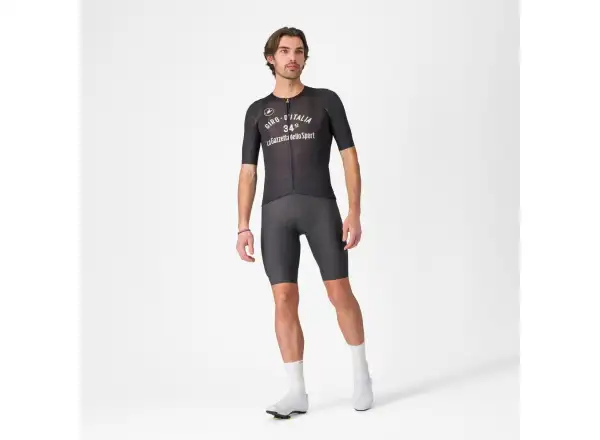 Castelli Giro Vintage Maglia Nera 34 pánsky dres krátky rukáv Nero