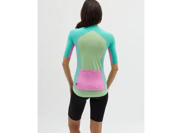 Silvini Stelvia dámsky dres krátky rukáv Ocean/Blush