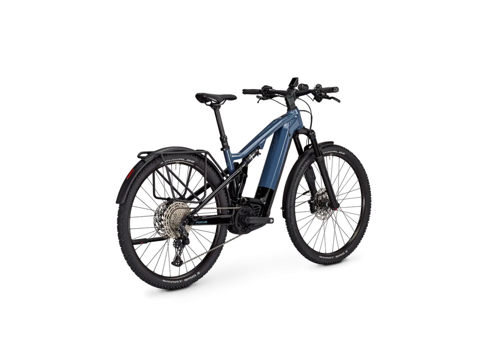 Horský bicykel Focus Thron2 6.9 EQP ABS DI Stoneblue Glossy / Magicblack Glossy