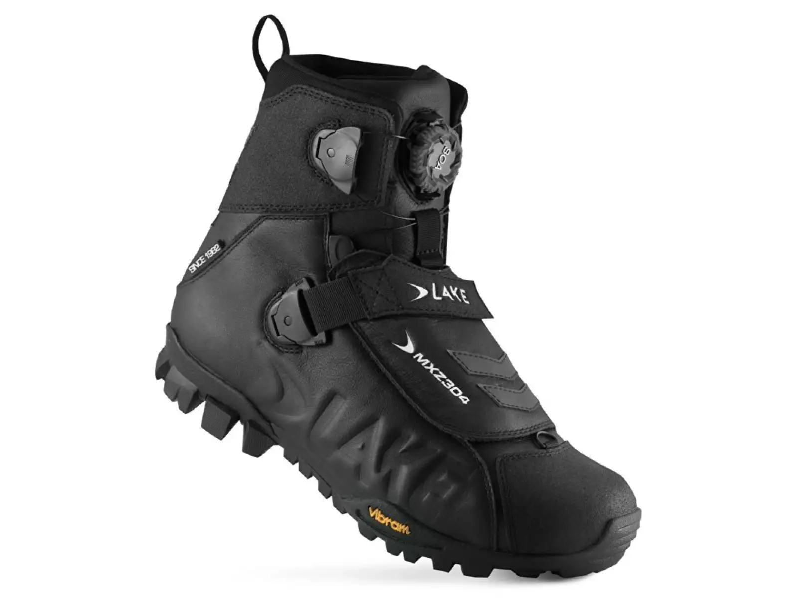 Lake MXZ304 zimné MTB pánske tretry čierne