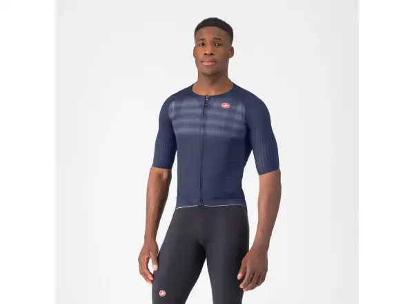 Castelli Aero Race 8S pánsky dres krátky rukáv Belgian Blue