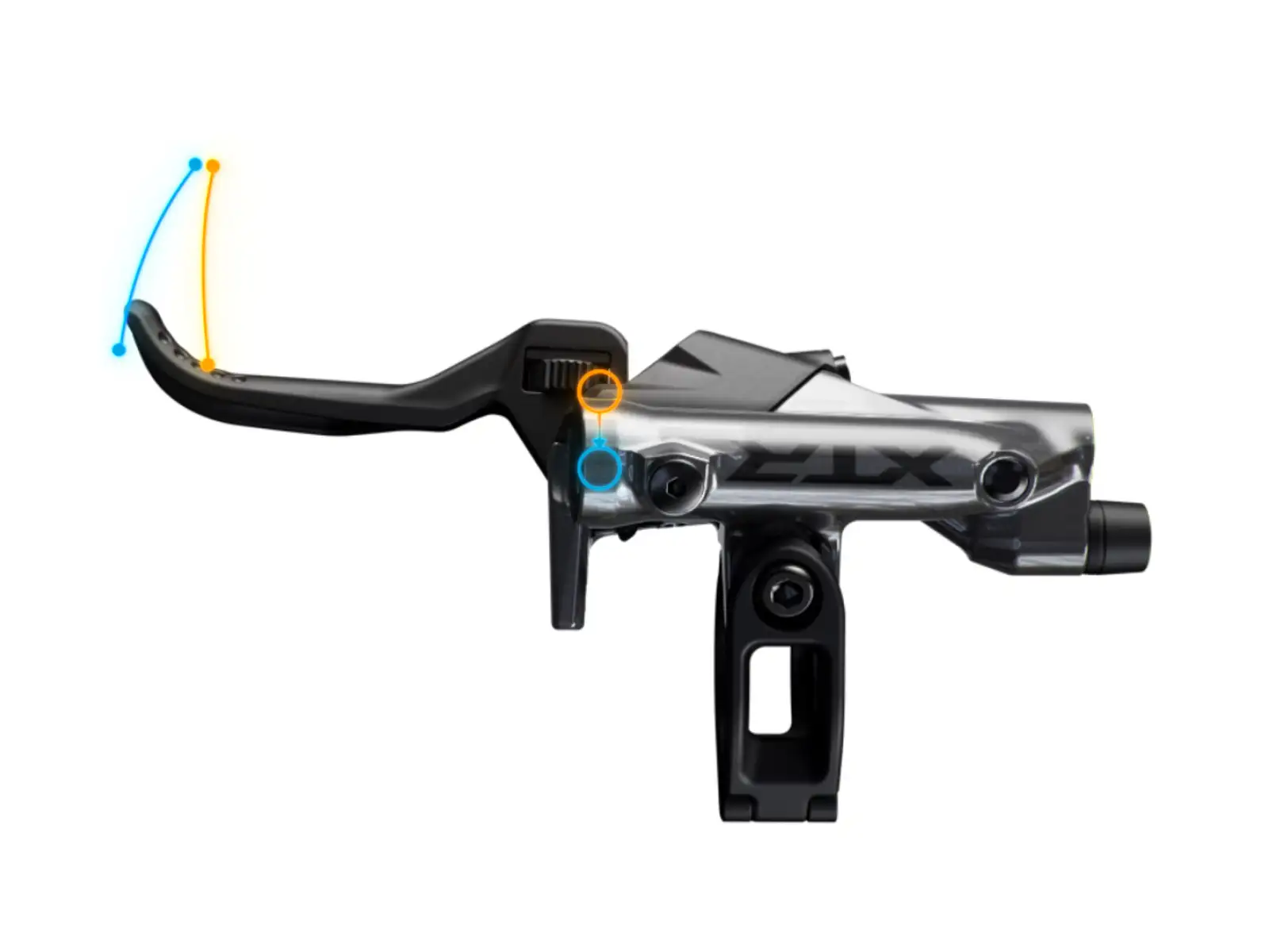Shimano XTR BR-M9220+BL-M9220 kotúčová brzda zadná doštičky kovové s chladením