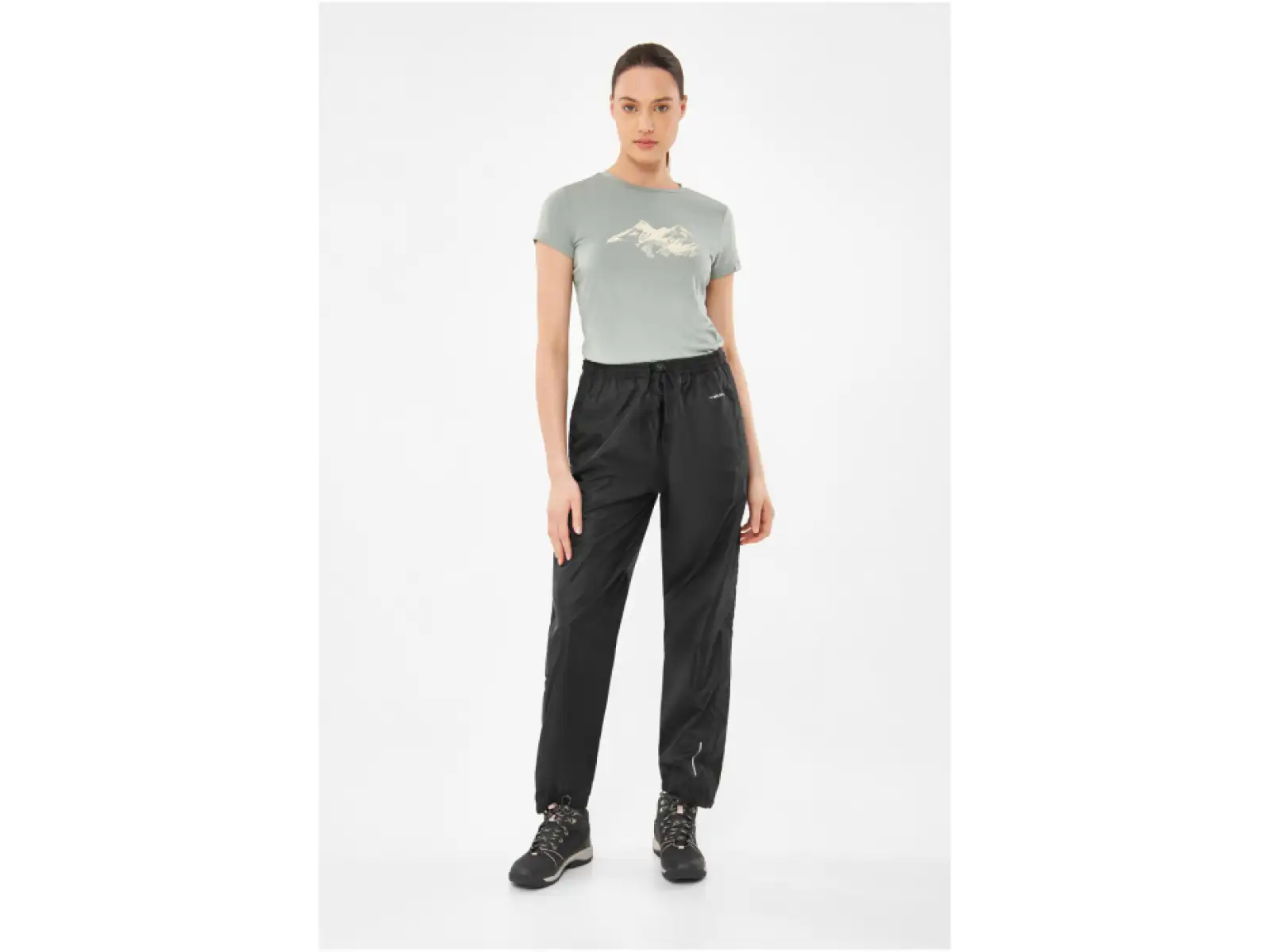 Viking Active Line Rainier dámske celorozopínacie nohavice Black
