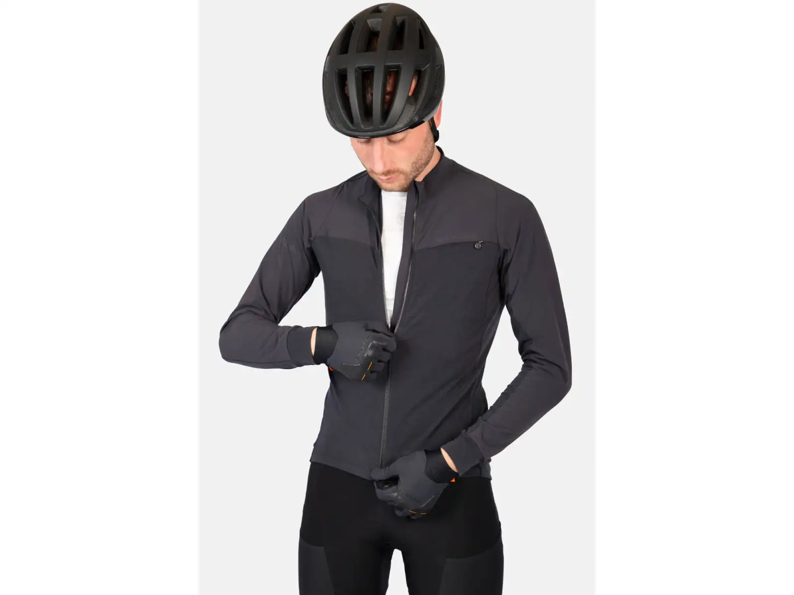 Endura GV500 pánsky dres s dlhým rukávom čierna