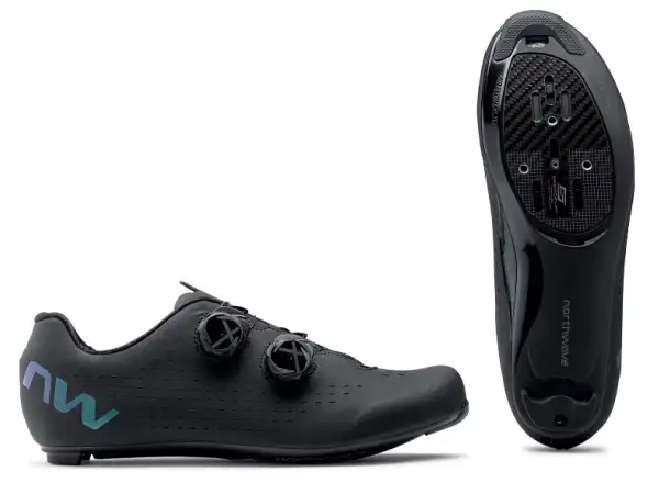 Northwave Revolution 3 cestné pánske tretry Black/Iridescent