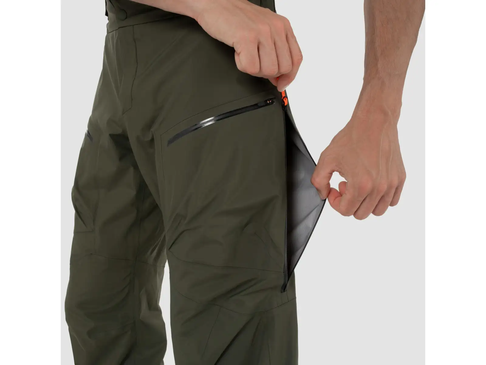 Salewa Sella 3L Powertex pánske nohavice Dark Olive