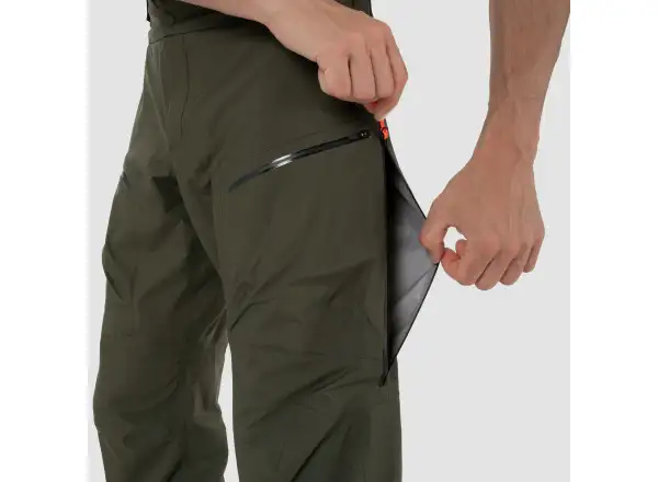 Salewa Sella 3L Powertex pánske nohavice Dark Olive