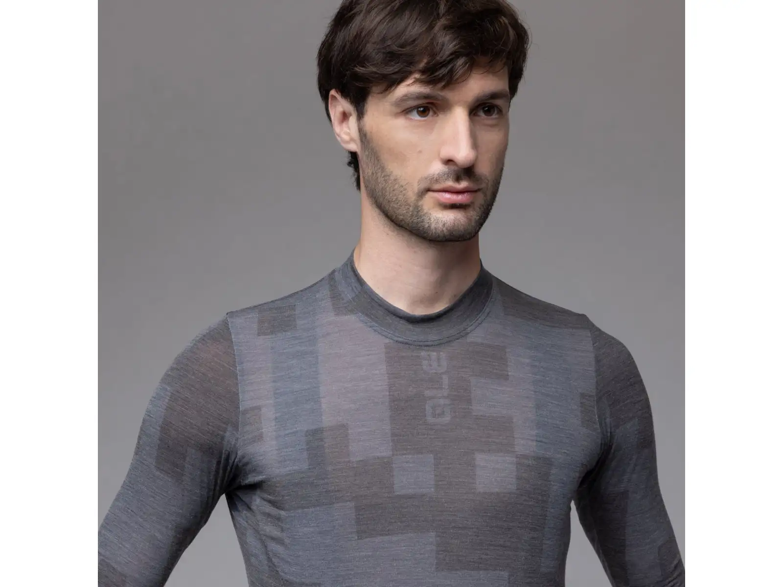 Alé Intimo Knitted pánske spodné tričko dlhý rukáv Grey